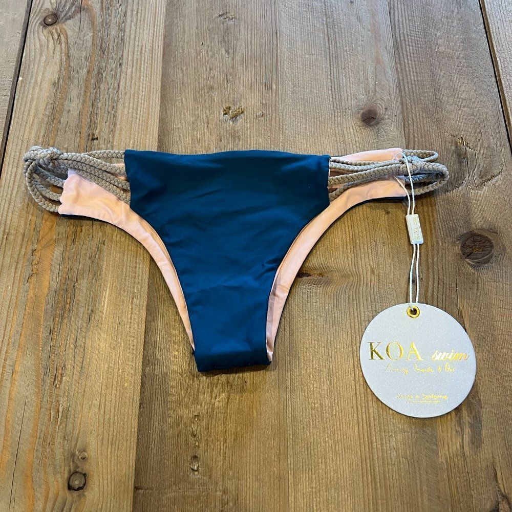 KOA Sahara Figi Bare Reversible Bikini Bottom Size Extra Small NWT